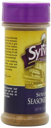 Sylvia's Soulful Seasoned Salt, 7-Ounce Containers (Pack of 12)