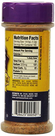 Sylvia's Soulful Seasoned Salt, 7-Ounce Containers (Pack of 12)