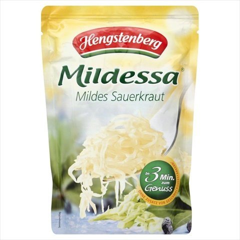 Hengstenberg Mildessa Sauerkraut In Pouch, 14.1 Ounce (Pack of 6)