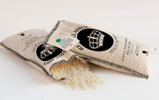Gourmanity Rey del Arroz Bomba Rice| Bulk Delicious Spanish Rice/Pilaf for Paella, Arroz A banda, Arroz Negre, Saffron Rice & More|Gluten-Soy-Dairy-Free| 500 gram Burlap Sack
