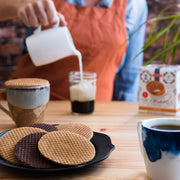 DAELMANS Stroopwafels, Dutch Waffles Soft Toasted, 24 Pack Caramel, Kosher Dairy, Authentic Made In Holland, 24 Stroopwafels Per Box, 1oz per serving