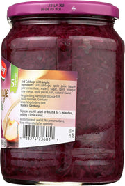 Hengstenberg Cabbage Red Apple, 24 oz