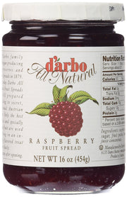 D'arbo Raspberry Fruit Spread, 16 oz