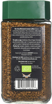Mount Hagen Organic Freeze Dried Instant Decaffeinated Coffee, 3.53-Ounce Jars (Pack of 6)