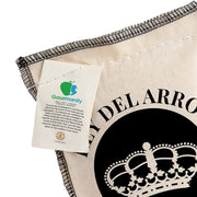 Gourmanity Rey del Arroz Bomba Rice| Bulk Delicious Spanish Rice/Pilaf for Paella, Arroz A banda, Arroz Negre, Saffron Rice & More|Gluten-Soy-Dairy-Free| 500 gram Burlap Sack