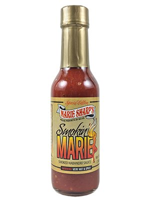 Marie Sharp's Smokin Marie Habanero Pepper Sauce, 5oz. (Pack of 3)