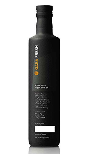 Gaea Fresh Greek Extra Virgin Olive Oil Single Origin EVOO 17 oz. Bottle