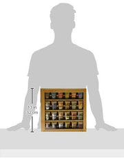 Artisan Salt Sampler FUSION - Collection of Gourmet Sea Salts 24 Mini-Jars Cork Tops in Bamboo Box