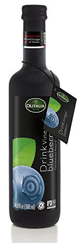 Olitalia Drink Vinegar, Fruit Infused Balsamic Vinegar (Blueberry)