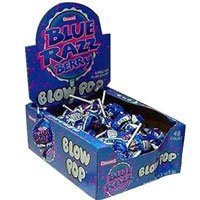 Charms Blow Pops Blue Razz Berry (48 count)