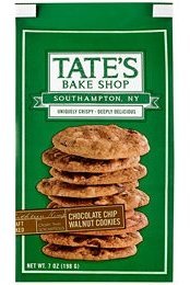 Tate's Bake Shop Chocolate Chip Walnut Cookies 7 oz. (Pack of 2)