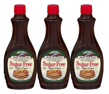 Maple Grove Farms Syrup Maple Sugar Free, 24.0 FL OZ (3Count)
