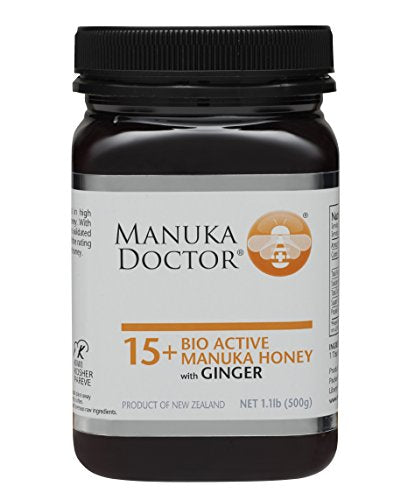 Manuka Doctor Bio Active Honey, 15 Plus with Ginger