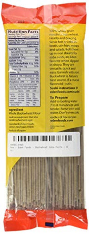 Eden Foods Selected Buckwheat Soba Pasta, 8 OZ
