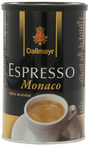 Dallmayr Gourmet Coffee, Espresso Monaco (Ground), 7-Ounce Tins (Pack of 4)