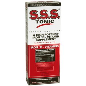 S.S.S. Tonic - Iron with Vitamin B Supplement - 100 mg / 20 mg Strength - Liquid - 10 Ounces