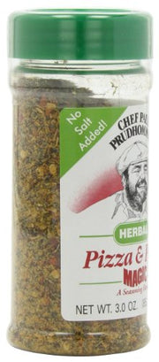 Magic Seasoning Blends Herbal Pizza and Pasta Magic, 3-Ounce Bottles (Pack of 6)