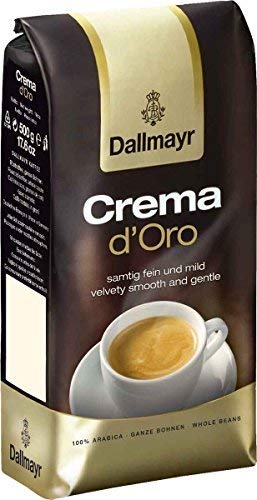 Dallmayr Crema D'oro Whole Beans Coffee 2 Packs X 17.6oz/500g