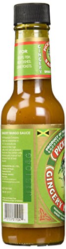 Pickapeppa Mango Sauce, Gingery, 5 Ounce