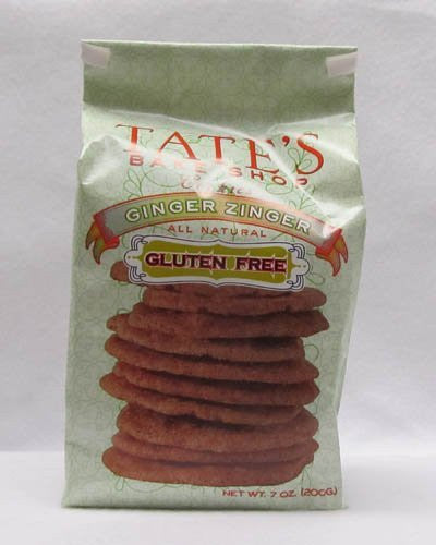 Tate'S Bake Shop Gluten Free Ginger Zinger Cookies 7 Oz (Pack of 12)