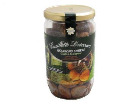 Whole Cooked Steamed French Chestnuts by CUEILLETTE-DESCOURS 14.8 oz.
