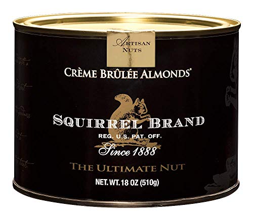 Squirrel Brand Nuts, Creme Brulee Almonds, 18-Ounce Cans (Pack of 2)