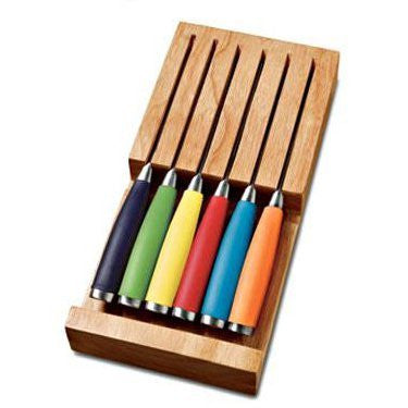 Fiesta Steak Knives, Set with In-Drawer Block (6 Piece)
