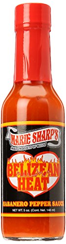 Marie Sharp's Belizean Heat Habanero Pepper Hot Sauce, Bottle, 5 fl oz