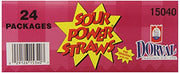 Sour Power Candy Straws