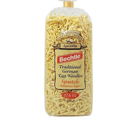 Bechtle Bavarian Style Spaetzle Traditional German Egg Noodles, 17.6 Ounce (2 Bags)