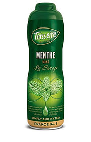 Mint Teisseire Concentrated Mint Syrup for drinks, sodas, and flavoring teas, 20.3 fl oz