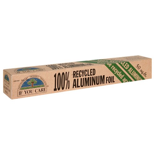 If You Care 100% Recycled Aluminum Foil Roll, 50 Foot Roll