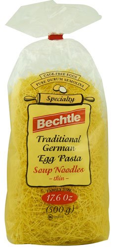 Bechtle Traditional German Cage Free Egg Pasta Soup Noodles Thin -- 17.6 oz - 2 pc