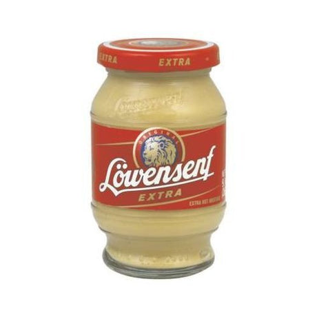 Lowensenf Mustard Xhot, 9.3 Oz (Pack of 6)