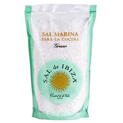 Sal de Ibiza - Pure Sea Salt for the Kitchen, No Additives (Coarse, 2.2 lbs)