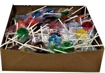 Washburn Individually Wrapped Assorted Flavors Yummy Pops 140 count Box