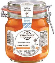 Breitsamer Golden Selection Honey Flip-Top Jar, 35.2 Ounce