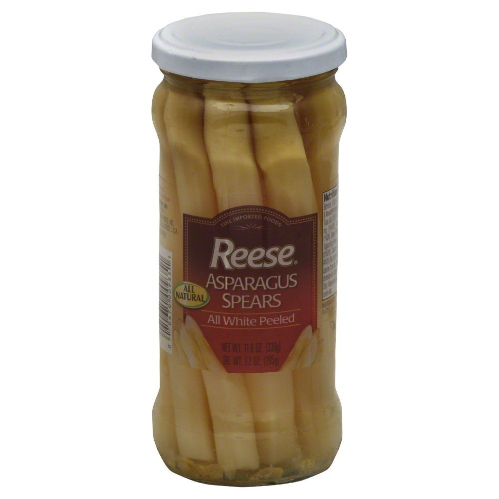 Reese Asparagus Spr All White, 11.60-Ounce (Pack of 6)
