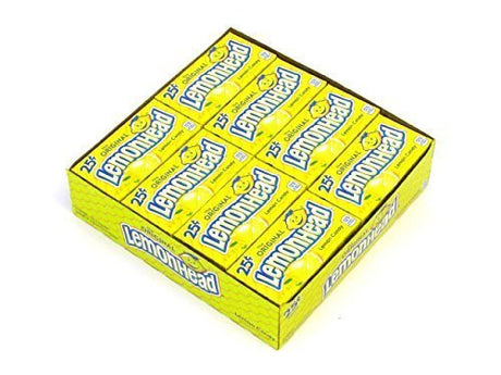 Lemonhead Candy - 0.9 oz Box (24 Boxes)