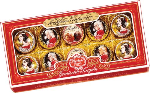 Reber Mozart and Constance Kugel 10 Piece Truffle Gift Box