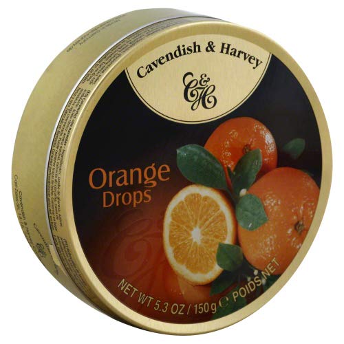Cavendish & Harvey Fruit Tin - Orange, 5.3-Ounce