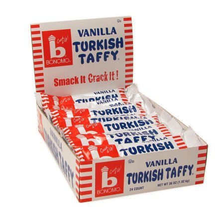 Bonomo Turkish Taffy VANILLA: 24 Count