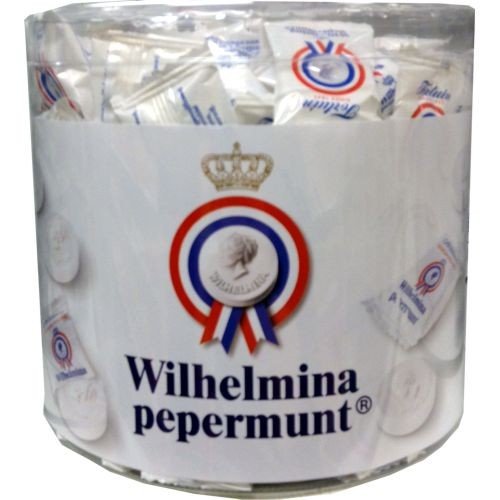 Fortuin Wilhelmina Peppermints Single Serve Packages (Pack of 200) (950 gr. / 34 Oz.)