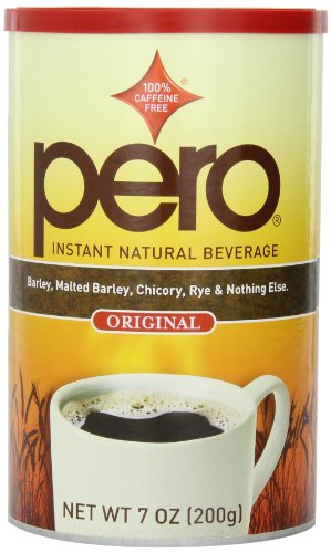Pero Instant Natural Beverage, 7 Ounce Canisters (Pack of 6)