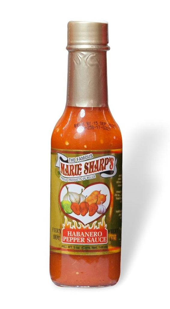 Marie Sharp's Fiery Hot Habanero Hot Sauce 5oz (5 FL.OZ. / 148 ml)
