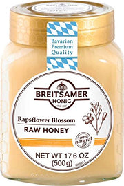 Breitsamer Rapsflower Blossom Honey Jar, 17.6 Ounce (Pack of 6)