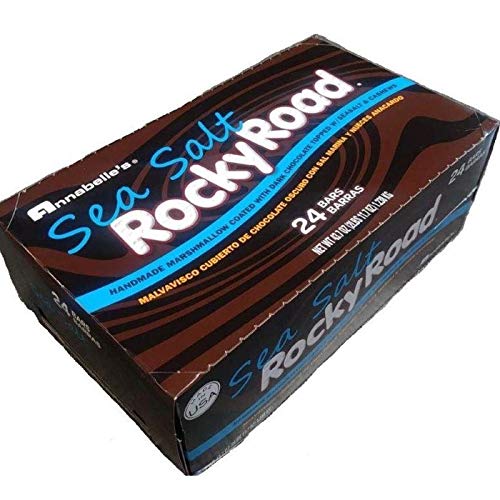 Annabelle's Rocky Road Dark Chocolate w/Sea Salt Candy Bar, 1.8-Ounce Bars (Pack of 24)
