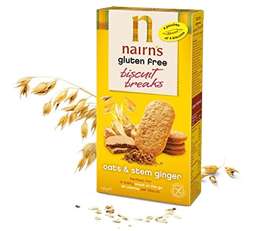 Nairns Gluten Free Stem Ginger Biscuit Break 160g - 3 Pack