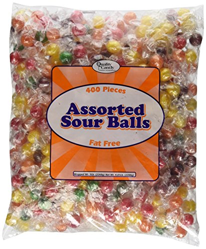 Sour Fruit Balls Candy 5LB Bag