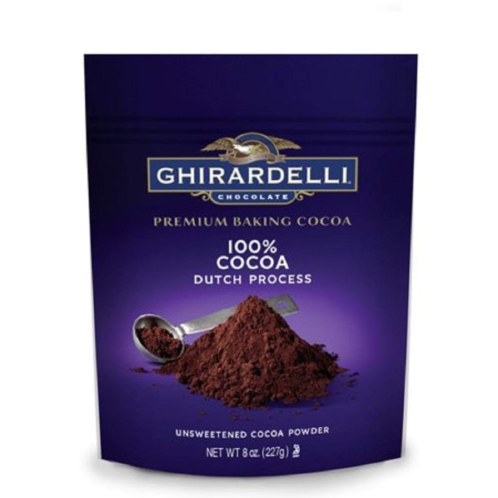 Ghirardelli Unsweetened Dutch Process Cocoa Pouch, 8 oz